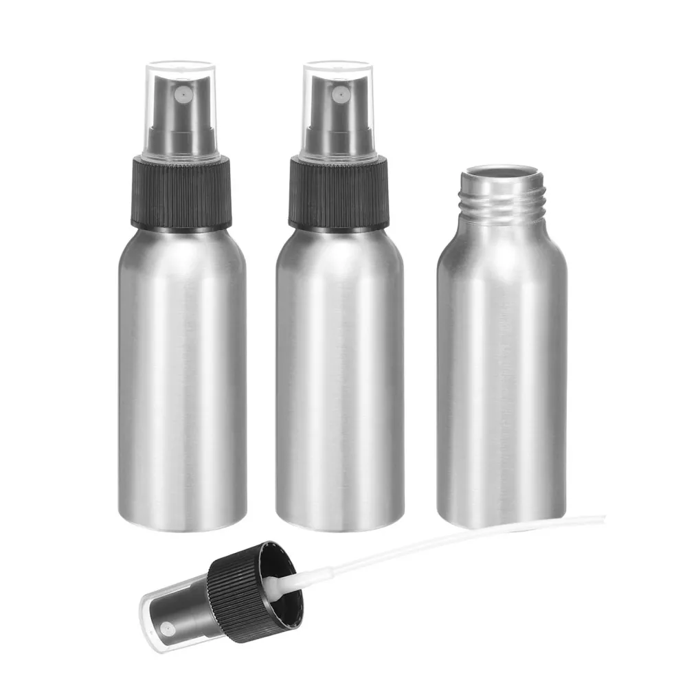 Mini herbruikbare aluminium spuitfles met fijne nevel van 60 ml (2 oz).