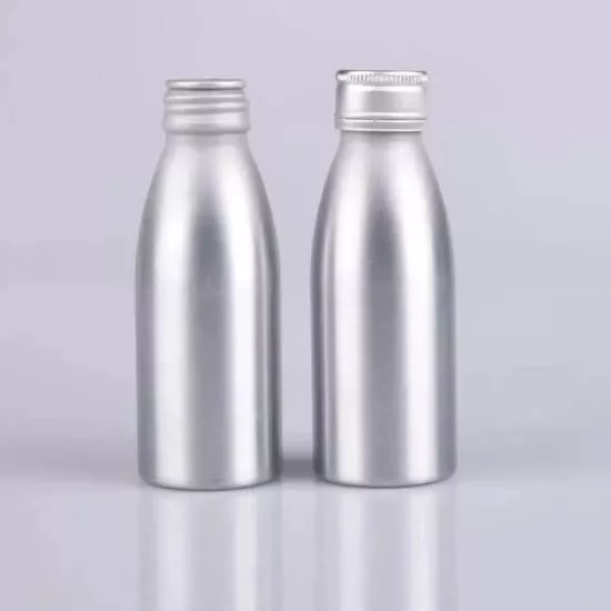 Mini-aluminium drankfles van 100 ml voor reisgeesten