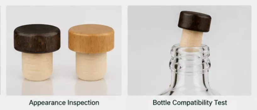 T Shape Wooden Top Synthetic Cork Stopper