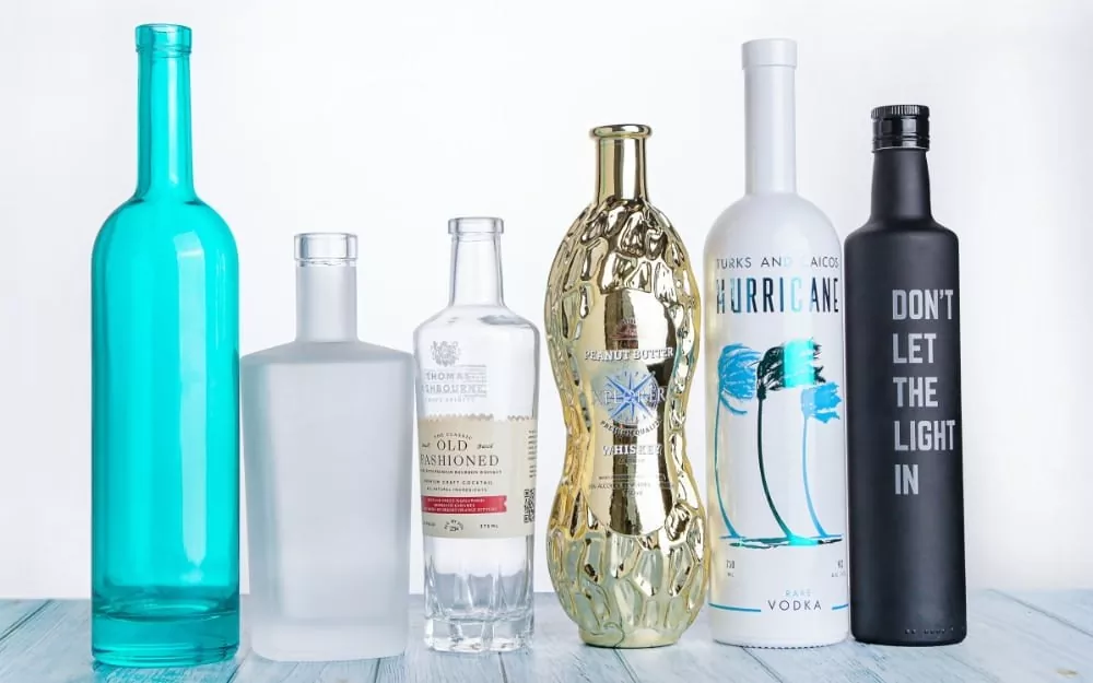 1L and Over Glass Bottles